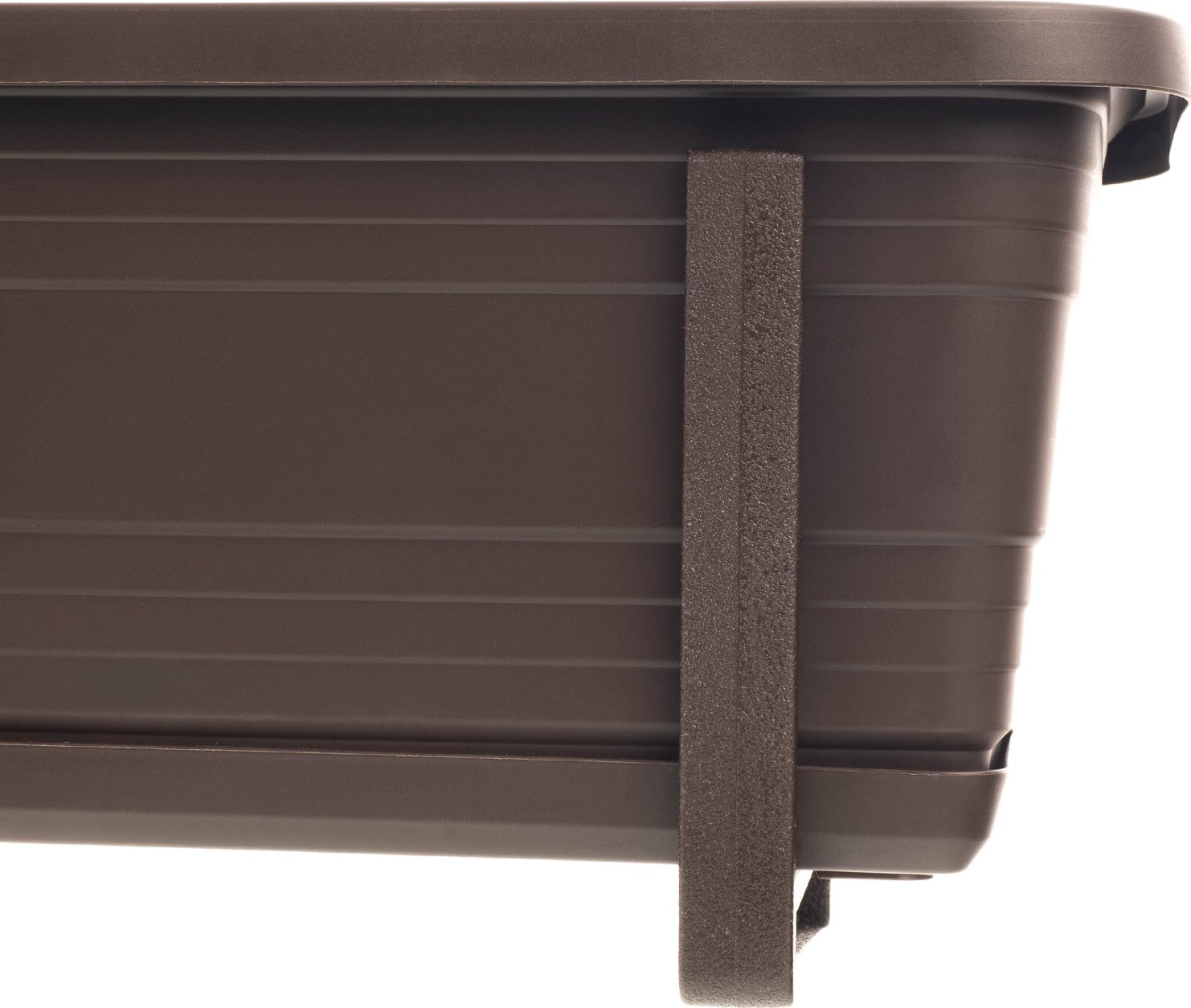 KADAX Skrzynka Balkonowa Doniczka Donica 50cm Uchwyty Podstawka Balkon Balustradę