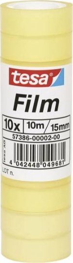 Tesa tesafilm® Standard, pack of 10, 15mm x 10m