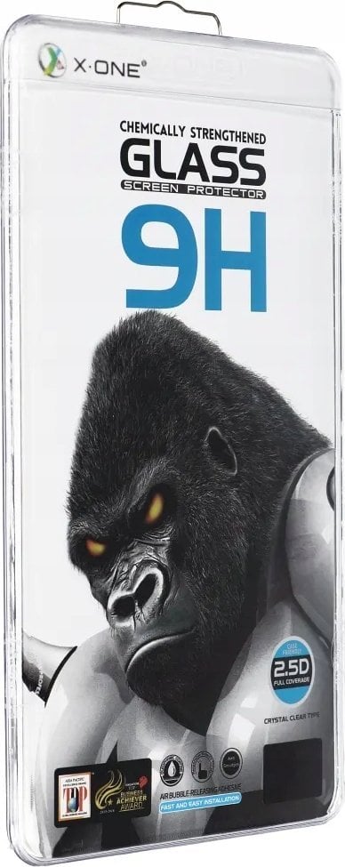 Szkło hartowane X-ONE 3D Full Cover - do Samsung Galaxy S25 Plus (case friendly) - działający czytnik