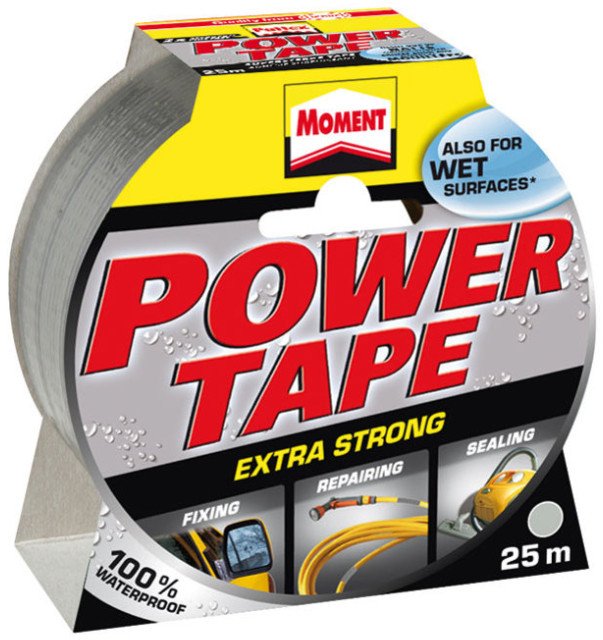 MOMENT POWER TAPE 25M SILVER