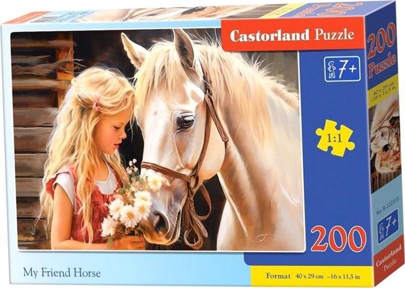 Castorland Puzzle 200 My Friend Horse CASTOR