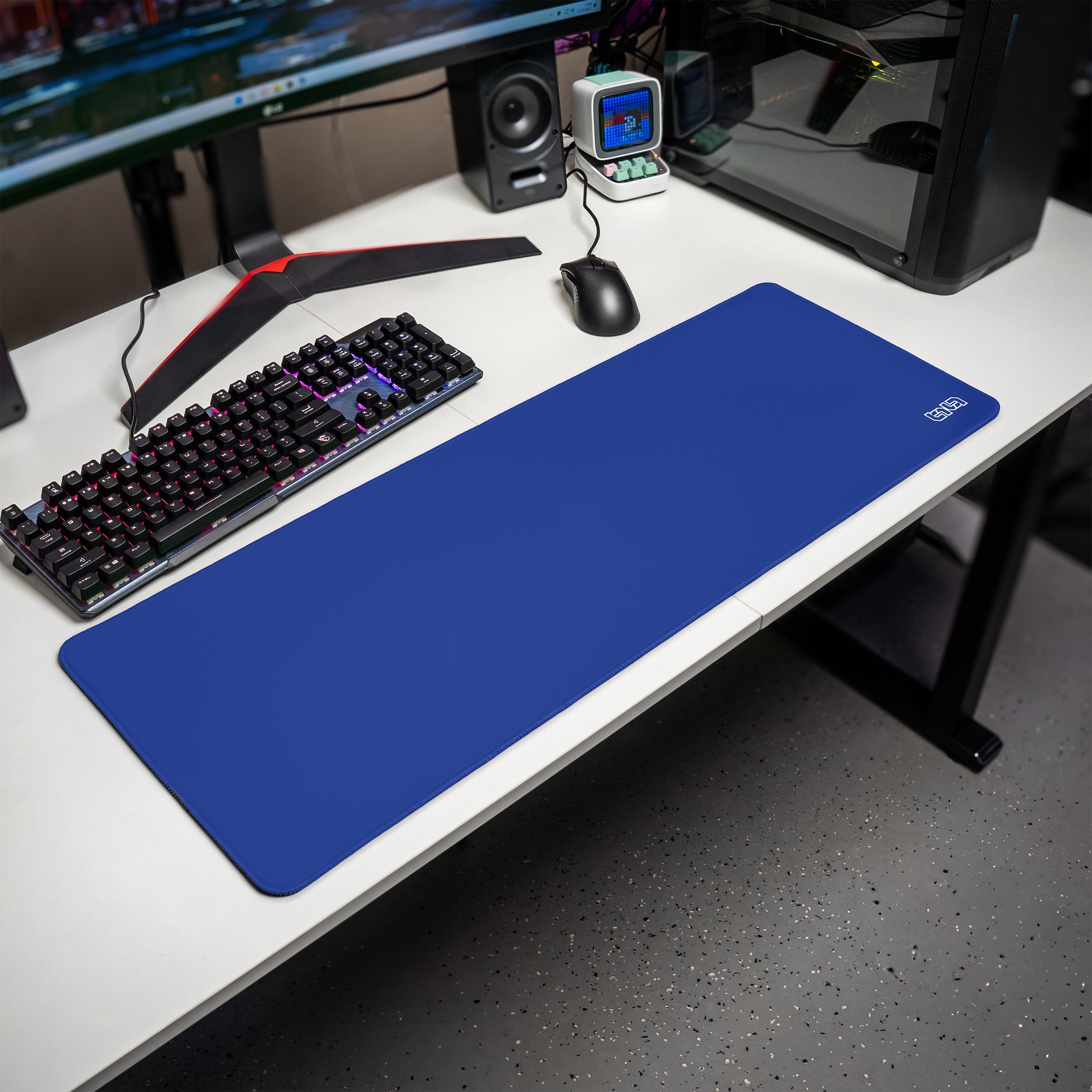 Podkładka Tilt DUŻA PODKŁADKA POD MYSZKĘ Blue 80x30 TILT Antypoślizgowa XL Na biurko XXL