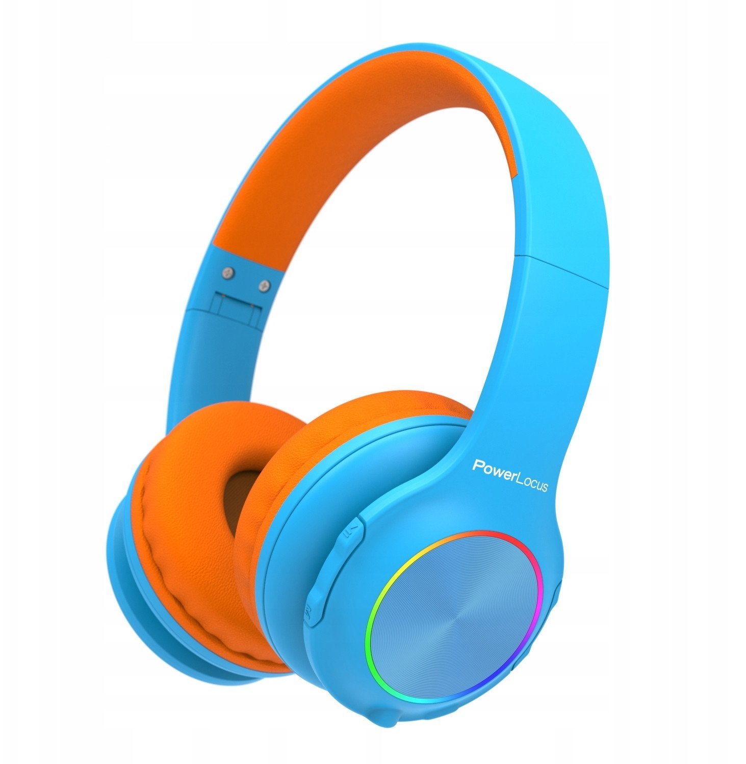 PowerLocus BT Headphones PLED Kids Blue/Orange