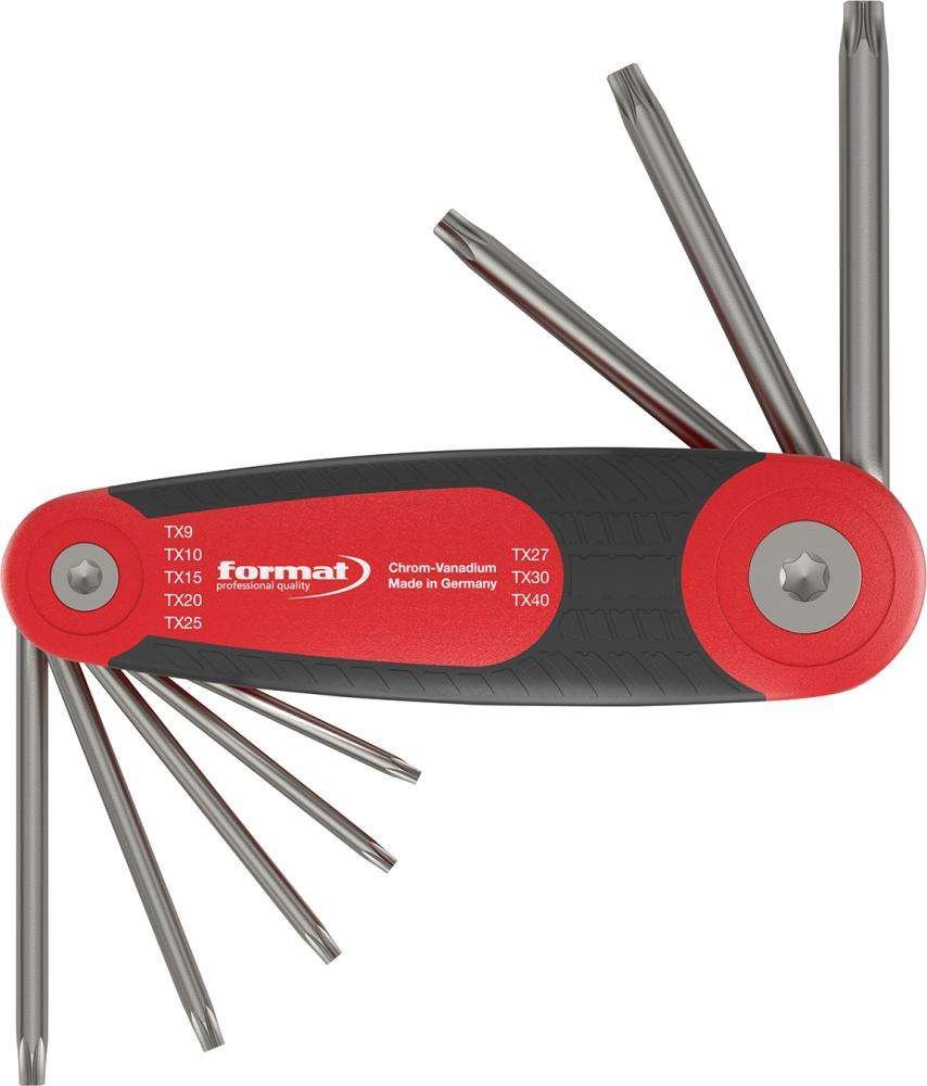 Uchwyt scyzorykowy 8-częściowy T9-T40 FORMAT