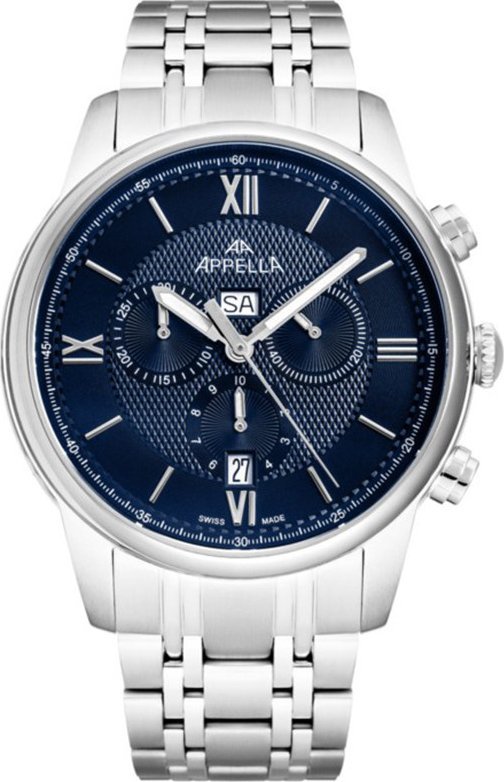 Zegarek Acappella Zegarek męski Appella L70006.5165CH srebrny