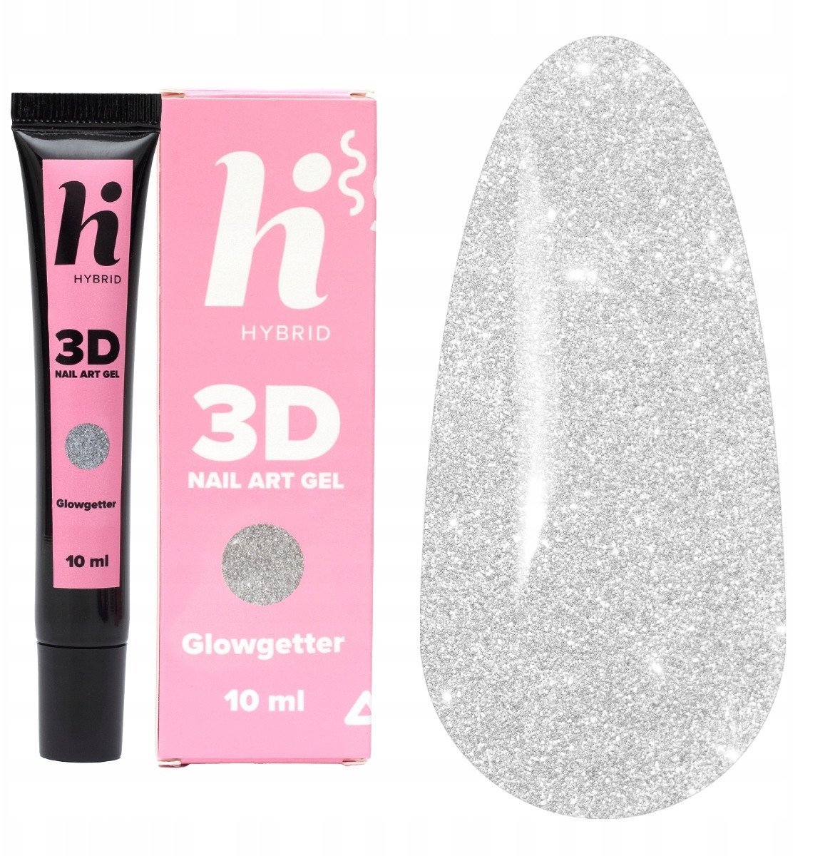 HI HYBRID Nail Art Żel do zdobień 3D Glowgetter 10 ml