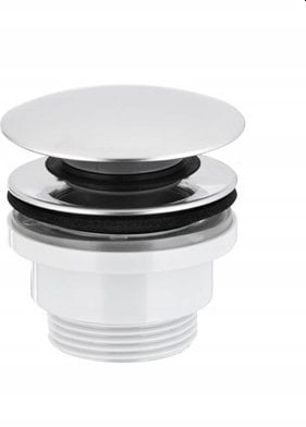 KFA SPUST KLIK-KLAK UNIWERSALNY, OKRĄGŁY, TWORZYWOWY, NF CHROM