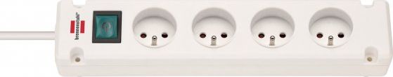 Listwa zasilająca Brennenstuhl Bremounta 4 gniazda 1.5 m biała (1150651124)