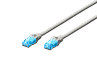 Digitus Patchcord CAT5e, U-UTP, 3m, biały (DK-1512-030/WH)