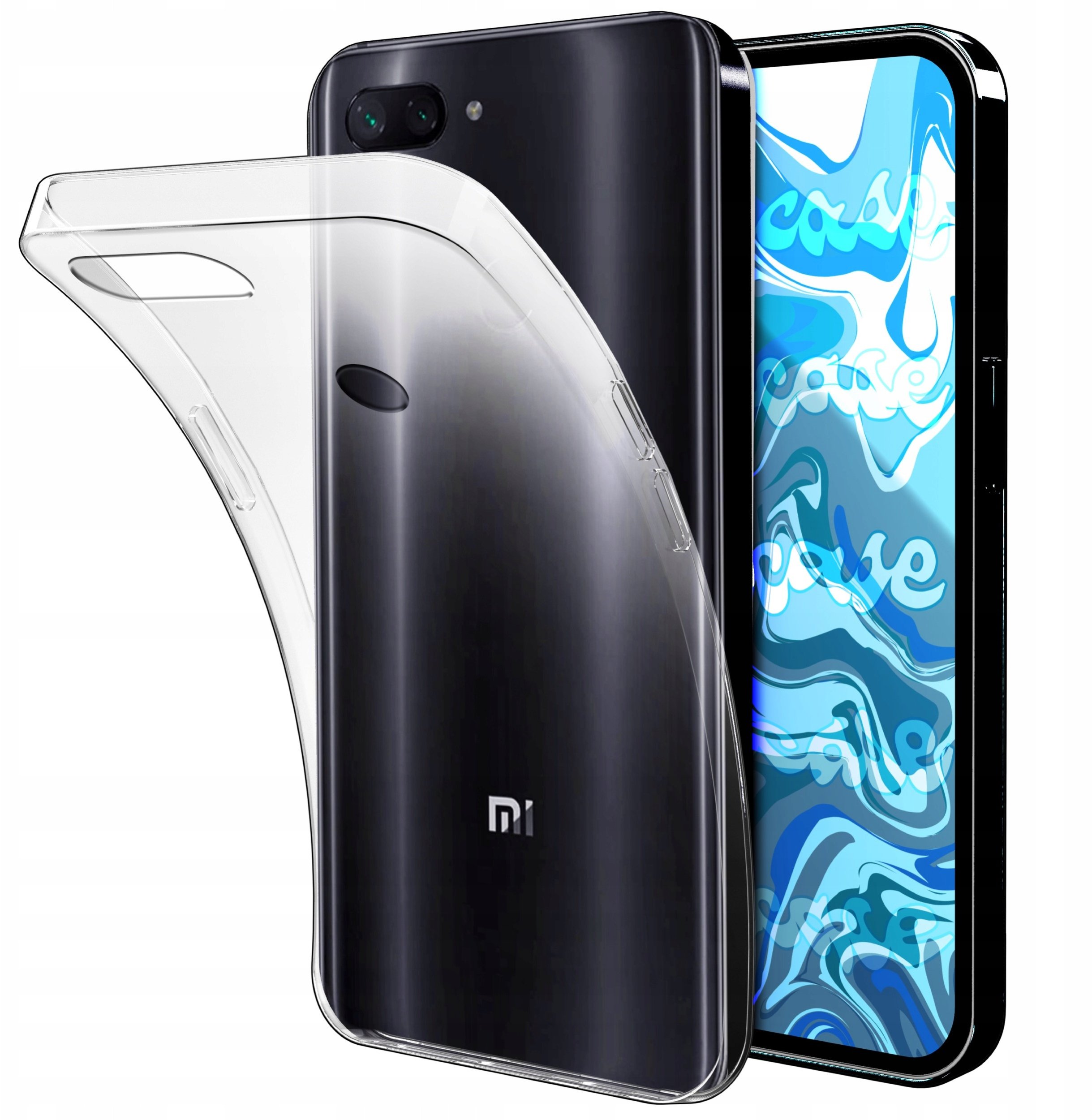 Etui Do Xiaomi Mi 8 Lite (Przezroczyste, Silikonowe, Obudowa, Plecki, Case)