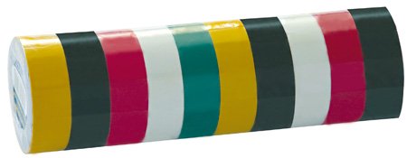 Mega Taśma izolacyjna PVC 19mmx3m 10szt. - 13129