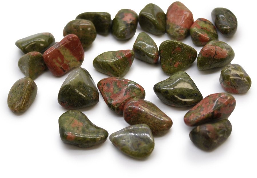 Kamień Afrykański Mały - Unakit | 24 sztuki