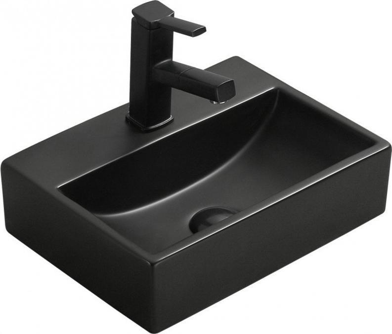 Umywalka Mexen Mexen Mini umywalka nablatowa 40 x 30 cm czarna mat - 21094085