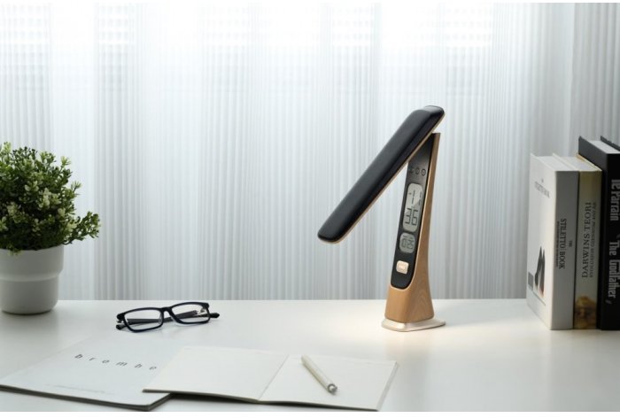 Lampa stołowa IMMAX Wood