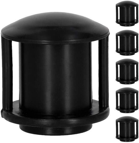 Grzybki do trampoliny 6 szt. do mocowania na słupki czarne UNIWERSALNY