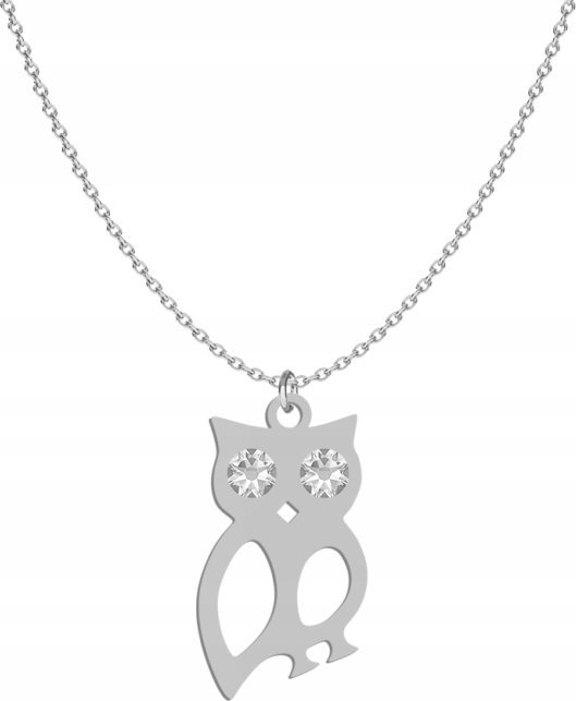 Radziszewska Jewellery Srebrny Naszyjnik SOWA DEDYKACJA GRATIS
