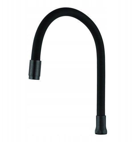 Invena jednofunkcyjna elastyczna wylewka do baterii Plus, czarny SC-B1-227-L