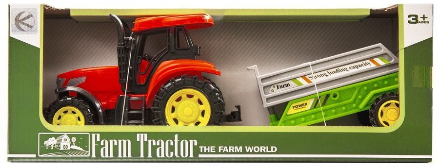 Traktor z przyczepą