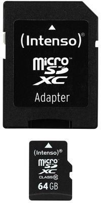 Karta Intenso MicroSDXC 64 GB Class 10 (3413490)