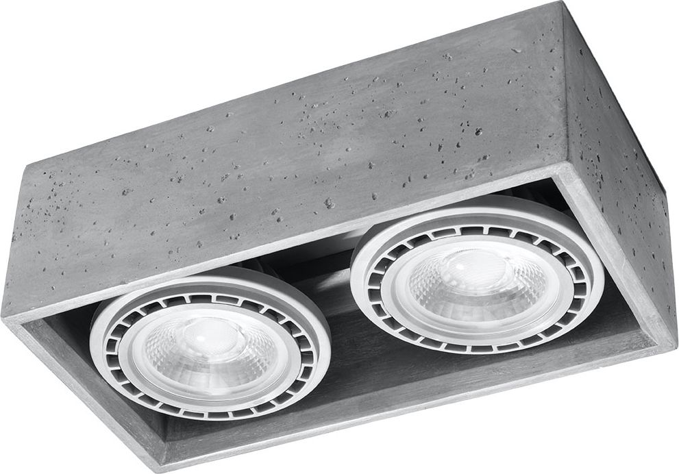 Lampa sufitowa Lumes Betonowy plafon industrialny - EX679-Quatre