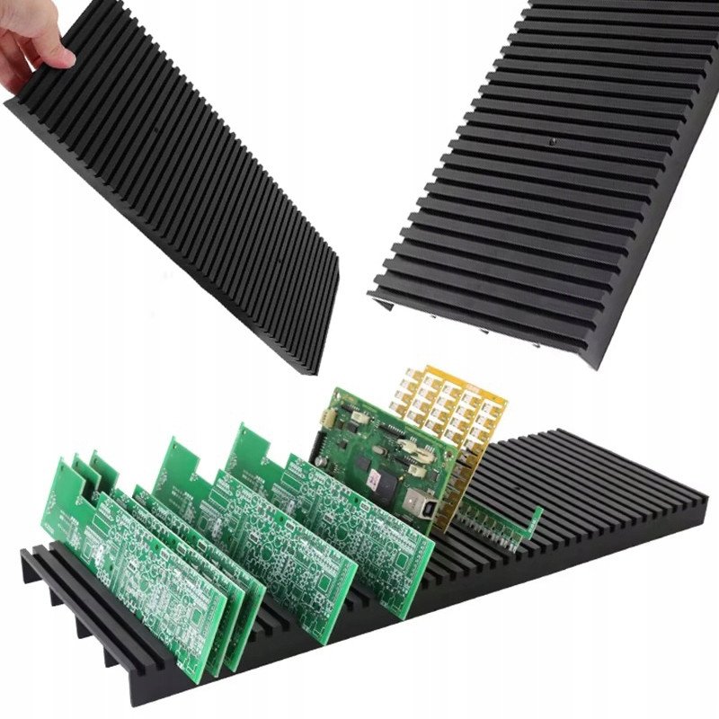 STOJAK UCHWYT STELAŻ NA PŁYTKI PCB DRUKOWANE ANTYSTATYCZNY UCHWYT ESD 41CM