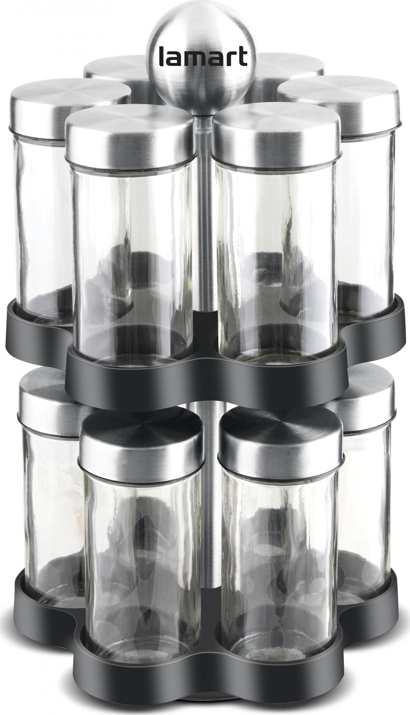 Lamart LT7044 Kpl przyprawnik.12el STEEL LAMART