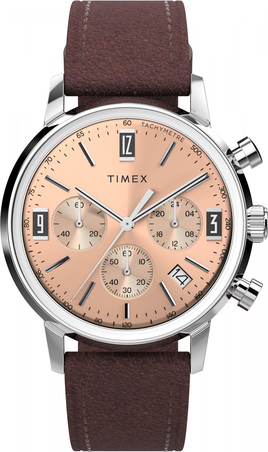 Zegarek Timex Zegarek męski Timex TW2W51400 brązowy