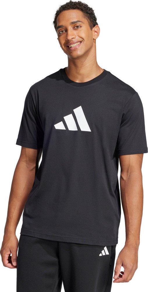 Koszulka męska adidas Future Icons Three Bar Tee czarna JI8770 L