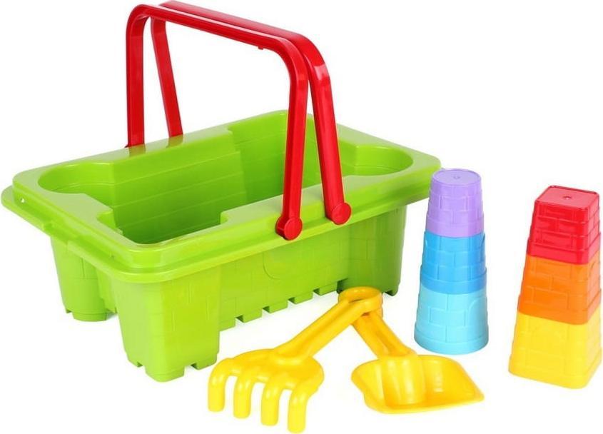 Technok Zestaw do piasku Zamek forteca + foremki TechnoK 4500