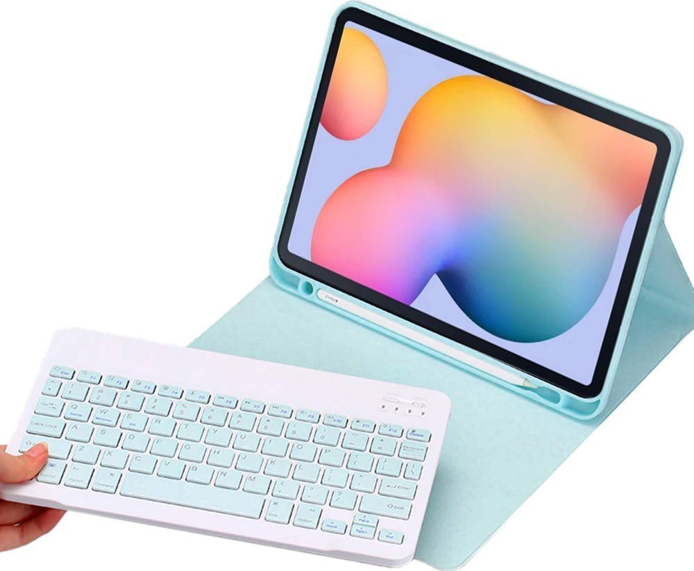 Strado Etui z klawiaturą do Samsung Galaxy Tab S6 Lite Niebieskie - CFS6L