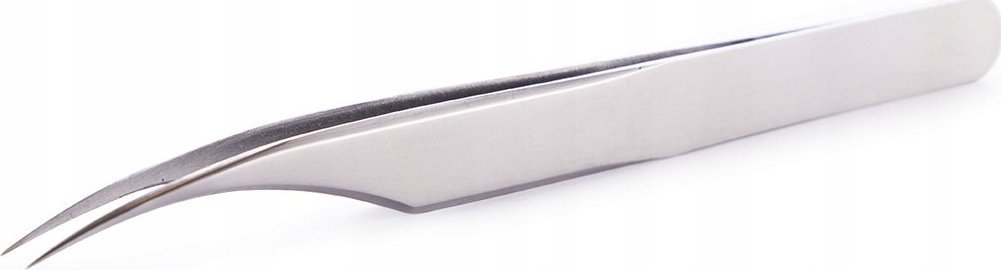 Cosmetics Zone Precyzyjna pęseta prosta BEST - srebrna