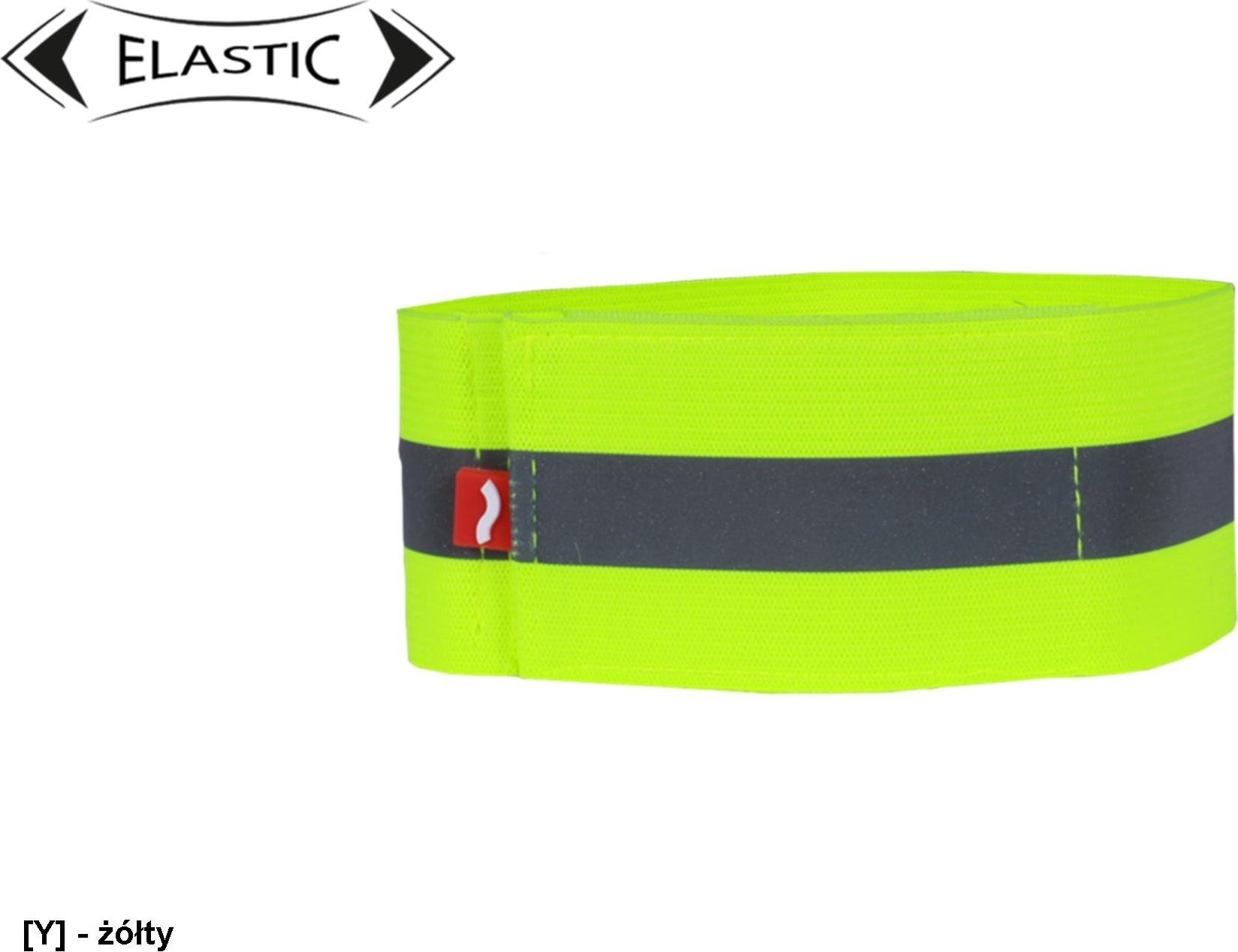 R.E.I.S. BANDELASTIC - elastyczna opaska odblaskowa - pomarańczowy - UNI.