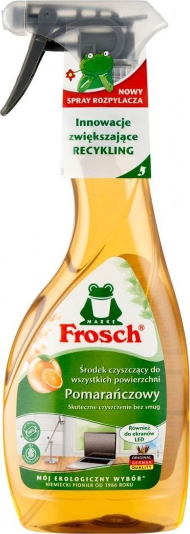 Frosch Spray do czyszczenia wszystkich powierzchni Pomarańcza 500ml