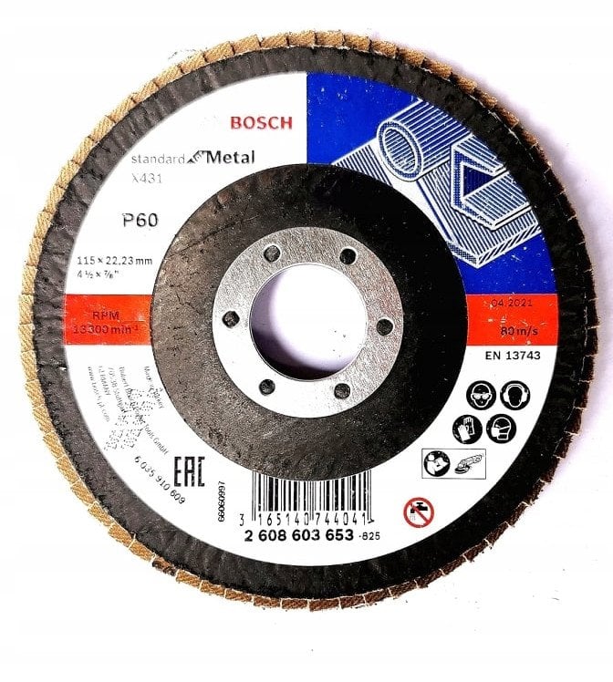 TARCZ/LISTK,X431WYG, 115x22.23mm, G60