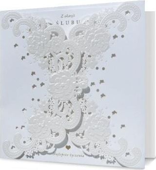 Pan Dragon Karnet kwadratowy Ślub HMPremium-204