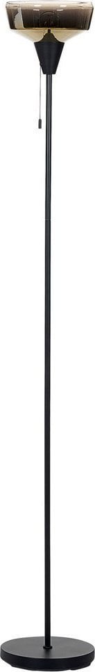 Lampa podłogowa Beliani Lampa podłogowa metalowa czarno-złota TALPARO