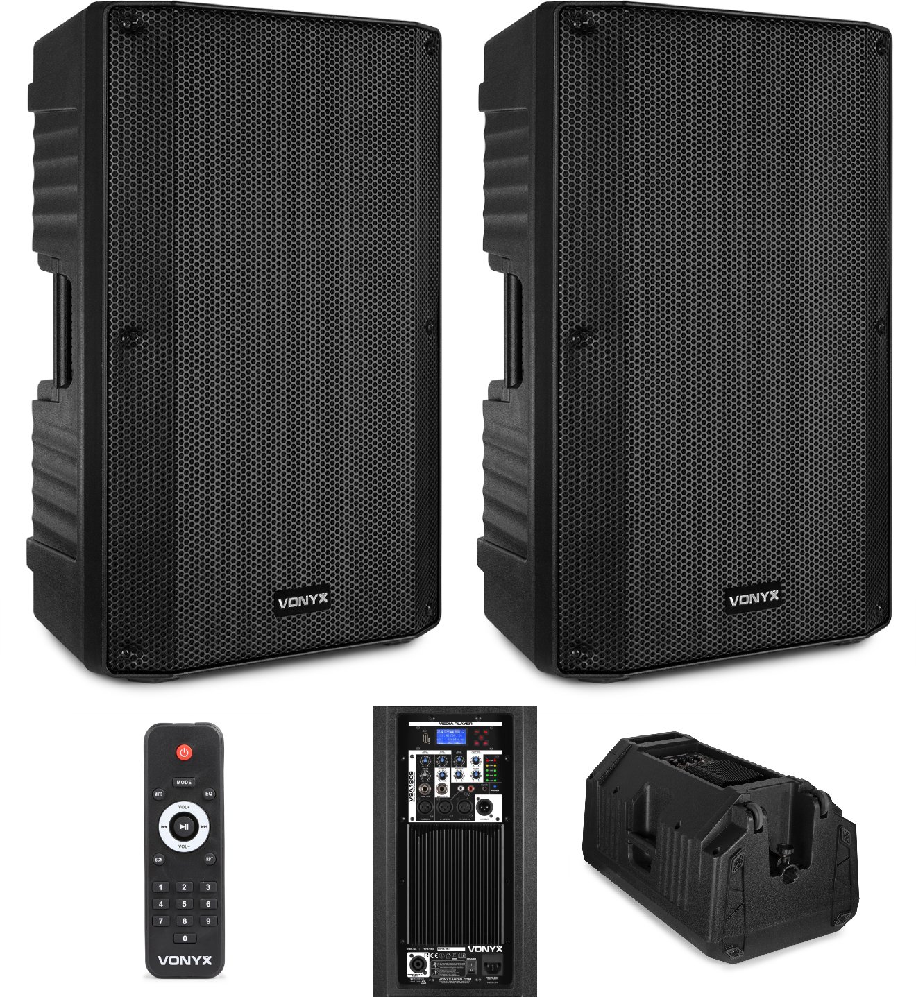 Zestaw nagłośnieniowy aktywny 12'' 800W VSA120S Vonyx one size