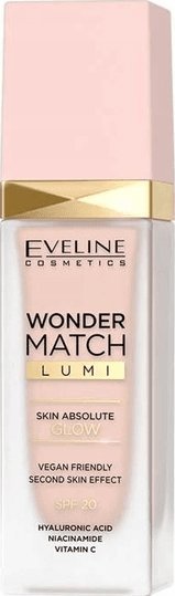 EVELINE KOLOROWKA Eveline Wonder Match Lumi Podkład rozświetlający nr 05 Light 30ml