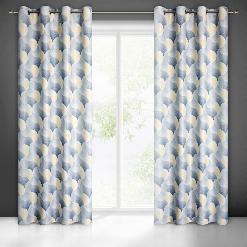 Eurofirany ZASŁONA GOTOWA ASETA 140X250 CM SZARY