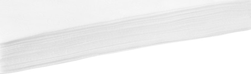 Activeshop Jednorazowe chusty zabiegowe 20 szt. 70 x 40 cm białe serca