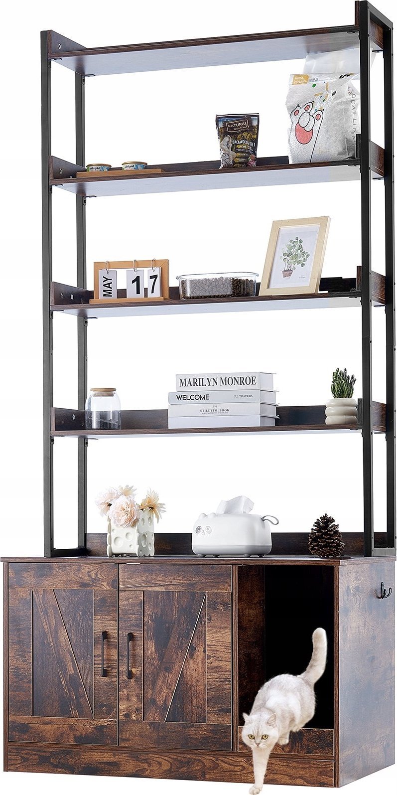 Vevor Obudowa na Kuwetę z Czterema Półkami