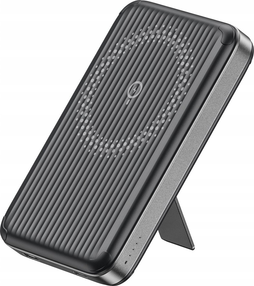 Powerbank Innostyle INNOSTYLE POWERSWITCH SZYBKI POWERBANK INDUKCYJNY DO MAGSAFE 10000MAH STOJAK CZARNY