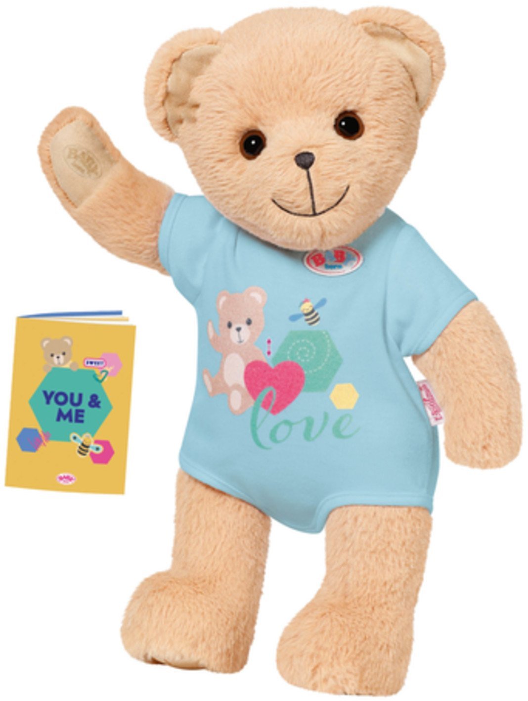 ZAPF Creation BABY born bear blue, cuddly toy