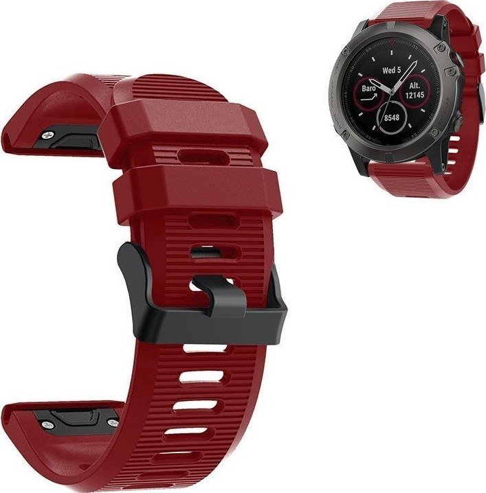 PASEK SILIKONOWY DO GARMIN FENIX 3 / 3HR / 5X / 6X / 7X + EASYFIT