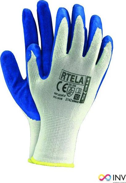 Reis RĘKAWICE POLIESTROWE POWLEKANE LATEXEM RTELA 9 [jm.PAR] - REK RTELA9