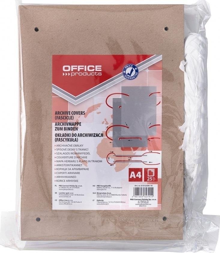 Fascykuła A4 220x320mm brązowa 25szt