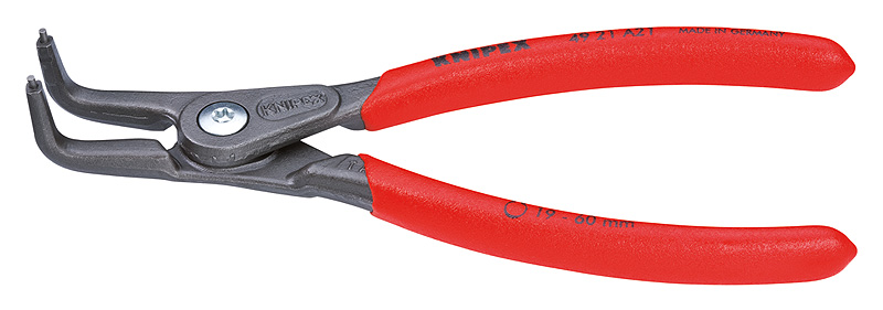 Knipex Szczypce Segera wygięte do montażu pierścieni zewnętrznych 130mm (4921A11)