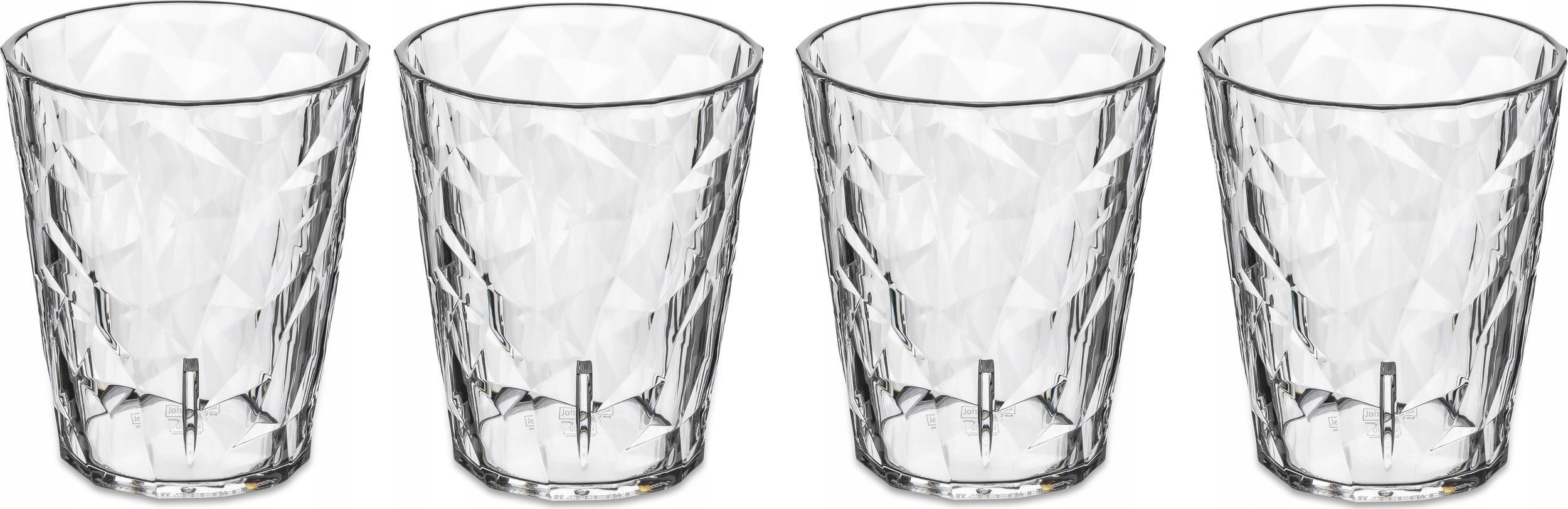 Koziol Zestaw szklanek do ogrodu CLUB NO.1 superglas, 250 ml, 4 sztuki, KOZIOL