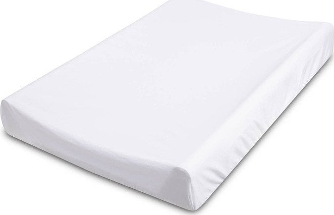 Sensillo Pokrowiec na przewijak Jersey Biały 70x50