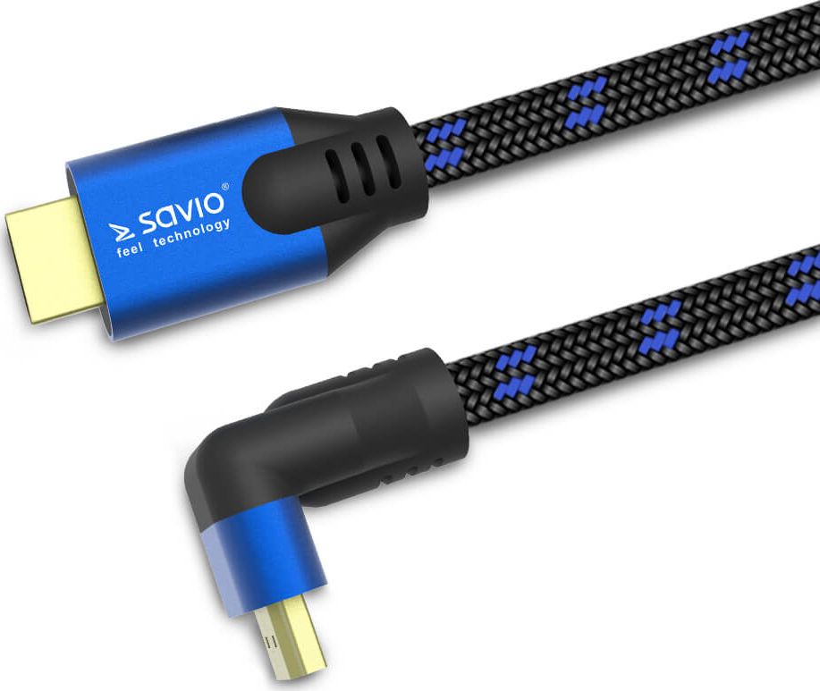 Kabel Savio HDMI - HDMI 3m niebieski (SAVIO CL-148)